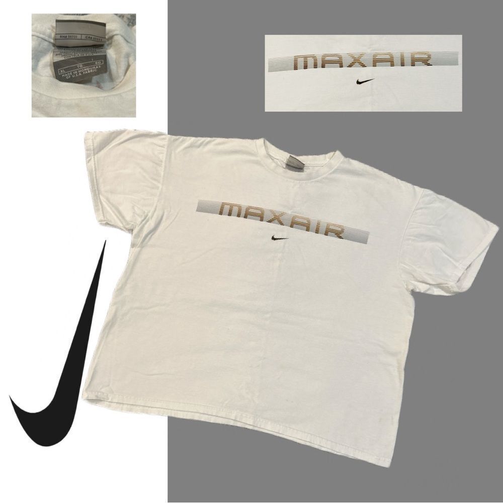 Nike Max Air Logo VINTAGE 90’s Tee‎ - Size XL